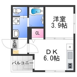 ハーモニーテラス巽の物件間取画像